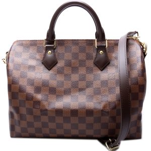 Louis Vuitton Speedy 30 Bandouliere Damier Ebene