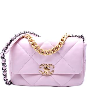 Chanel 19 Medium Flap Quilted Goatskin 31M Bag