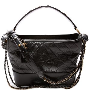 Chanel Gabrielle Hobo with Bicolor Logo Strap Bag