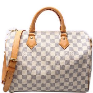 Louis Vuitton Speedy 30 Bandouliere Damier Azur