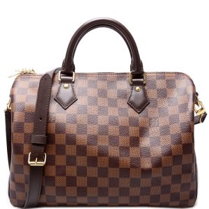 Louis Vuitton Speedy 30 Bandouliere Damier Ebene