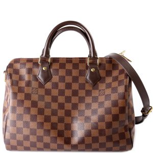Louis Vuitton Speedy 30 Bandouliere Damier Ebene