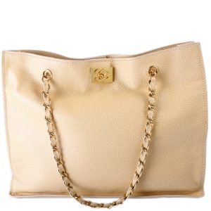 Chanel CC Matelasse Tote Caviar 7M Bag
