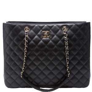 Chanel Classic CC Shopping Tote Caviar Bag