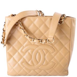 Chanel Petite Shopping Tote Caviar Bag