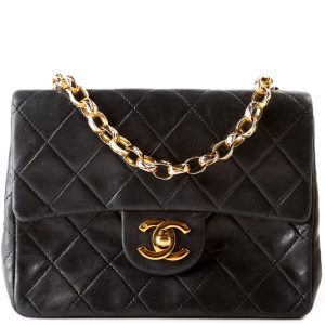 Chanel Mini Square Flap Vintage 1M Bag