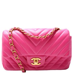 Chanel Classic Flap Mini Rectangle Lambskin 21M Bag