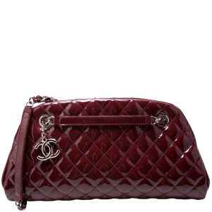 Chanel Just Mademoiselle Medium Bowling Patent 15M Bag
