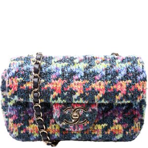 Chanel Mini Rectangle Flap Knit 30M Bag