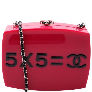 Chanel Plexiglass Clutch Evening in the Streets Bag