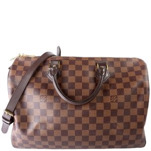 Louis Vuitton Speedy 35 Bandouliere Damier Ebene