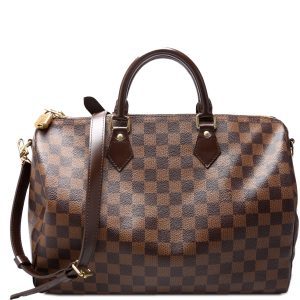 Louis Vuitton Speedy 35 Bandouliere Damier Ebene