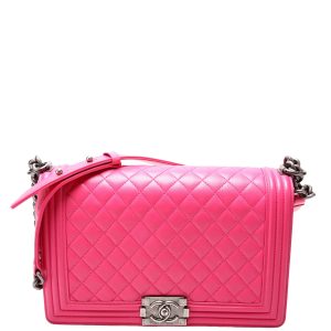 Chanel Boy Flap Medium New Lambskin 15-20M Bag