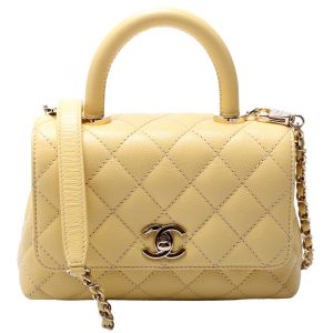 Chanel Coco Top Handle Mini Caviar Bag