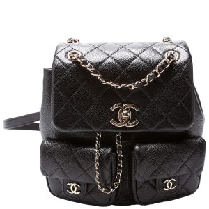 Chanel Duma Pocket Small Backpack Caviar RFID Bag