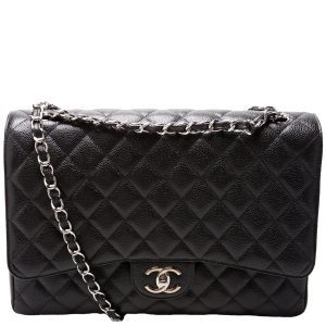 Chanel Classic Flap Maxi Caviar 14-16M Bag
