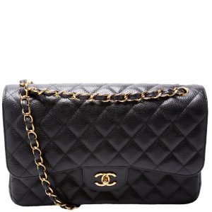 Chanel Classic Flap Jumbo Caviar 21-24M Bag