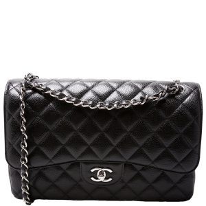 Chanel Classic Flap Jumbo Caviar RFID Bag
