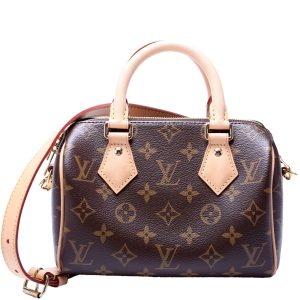 Louis Vuitton Speedy 20 Bandouliere With Canvas Strap Monogram