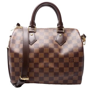 Louis Vuitton Speedy 25 Bandouliere Damier Ebene