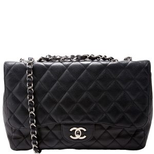 Chanel Classic Flap Jumbo Caviar 10-13M Bag