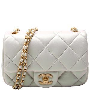 Chanel Pearly Mini Flap Lambskin RFID Bag