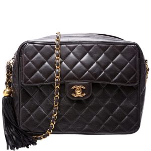 Chanel CC Front Pocket Tassel Camera Vintage 3M Bag