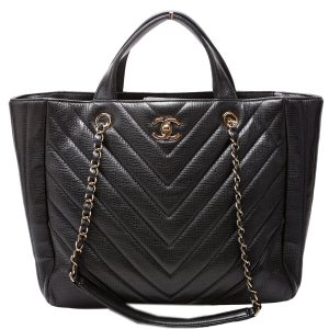Chanel Chevron Statement Tote 24M Bag