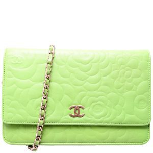 Chanel Camellia Embossed WOC 17M Bag