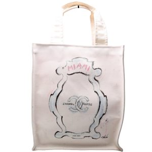 Chanel Miami Cruise Collection Canvas Tote 12M Bag