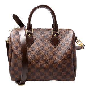 Louis Vuitton Speedy 25 Bandouliere Damier Ebene