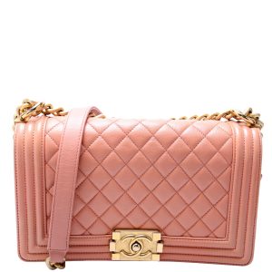 Chanel Boy Flap Medium Old Lambskin 24M Bag