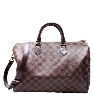Louis Vuitton Speedy 35 Bandouliere Damier Ebene
