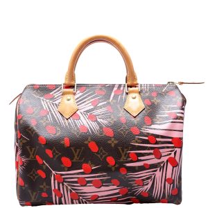 Louis Vuitton Speedy 30 Jungle Dots Monogram Pink