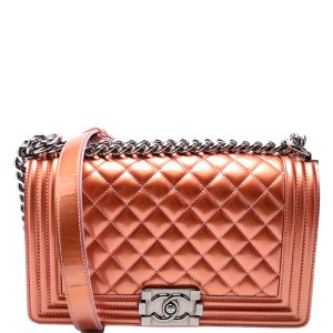 Chanel Boy Flap Medium Old 19M Rose Gold Bag