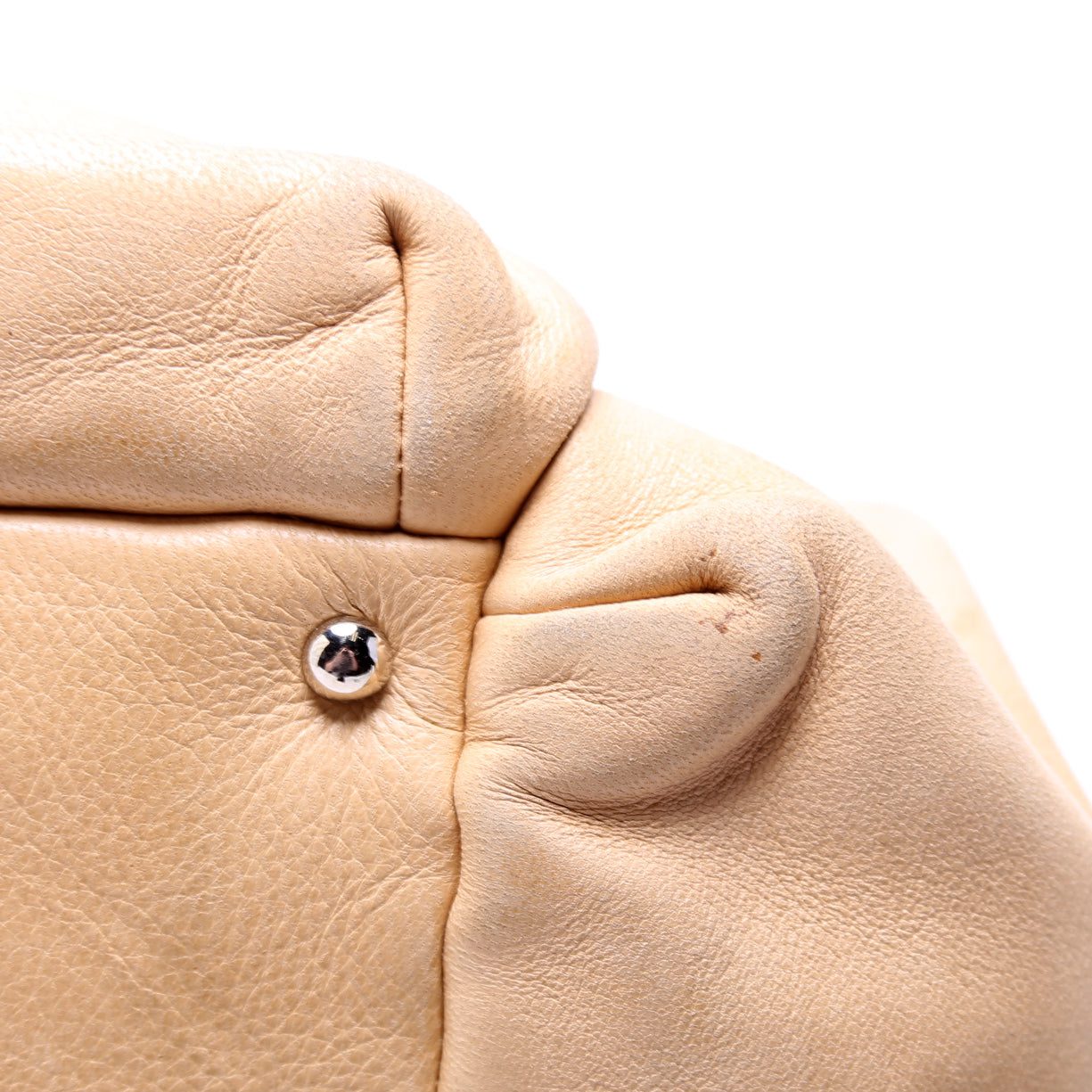 Chanel CC Pocket Accordion Shoulder Lambskin 10M Tan Bag - Image 4