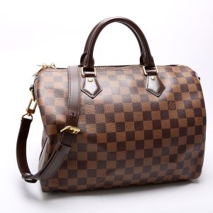 Louis Vuitton Speedy 30 Bandouliere Damier Ebene