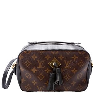 Louis Vuitton Saintogne Monogram Black