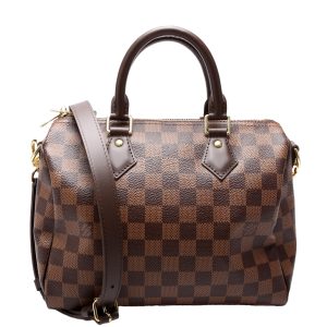 Louis Vuitton Speedy 25 Bandouliere Damier Ebene