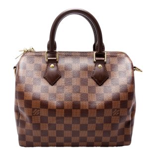 Louis Vuitton Speedy 25 Bandouliere Damier Ebene