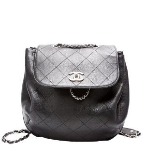 Chanel Around CC Caviar Backpack Bag