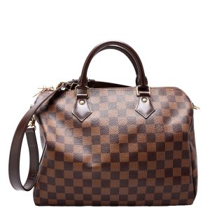 Louis Vuitton Speedy 30 Bandouliere Damier Ebene