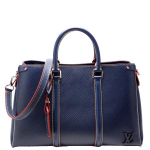 Louis Vuitton Soufflot MM Epi Navy
