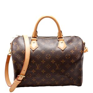 Louis Vuitton Speedy 30 W/Strap Monogram