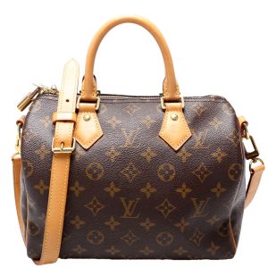 Louis Vuitton Speedy 25 W/Strap Monogram
