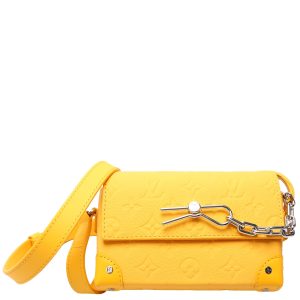 Louis Vuitton Steamer Wearable Wallet Taurillon Yellow