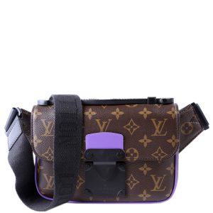 Louis Vuitton S Lock Sling Bag Monogram Macassar Purple