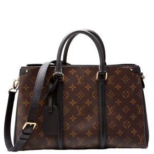 Louis Vuitton Soufflot MM Monogram Black
