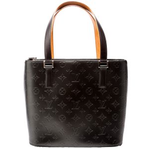 Louis Vuitton Stockton Monogram Matte Leather Sier