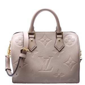 Louis Vuitton Speedy 25 Bandouliere Empreinte Tan